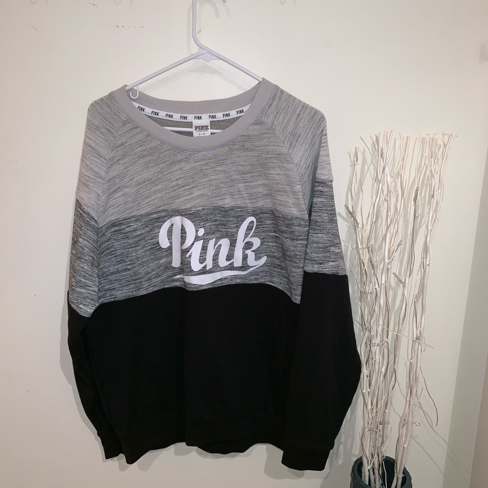 Victoria’s Secret PINK striped crew neck
